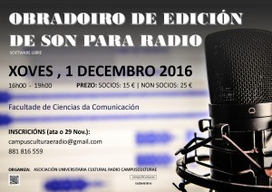 Cartel Obradoiro de Edicion de Son (Dec-2016)
